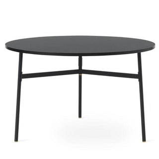 Normann Copenhagen Union table with laminate top diam. 120 cm, h. 74.5 cm. and steel legs - Buy now on ShopDecor - Discover the best products by NORMANN COPENHAGEN design