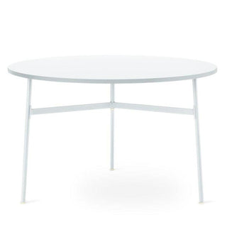 Normann Copenhagen Union table with laminate top diam. 120 cm, h. 74.5 cm. and steel legs - Buy now on ShopDecor - Discover the best products by NORMANN COPENHAGEN design