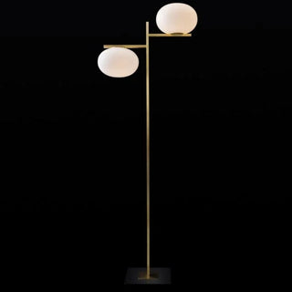 OLuce Alba 383 floor lamp satin brass by Mariana Pellegrino Soto Buy on Shopdecor OLUCE collections
