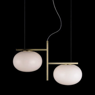 OLuce Alba 468 suspension lamp satin brass Buy on Shopdecor OLUCE collections