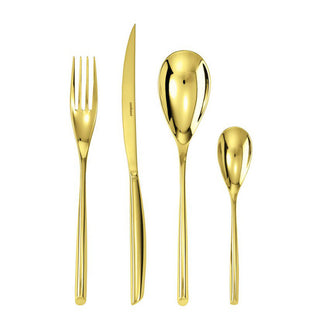Sambonet Bamboo cutlery set 24 pieces PVD Gold Buy on Shopdecor SAMBONET collections