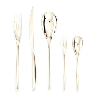 Sambonet Bamboo cutlery set 30 pieces PVD Champagne Buy on Shopdecor SAMBONET collections