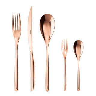 Sambonet Bamboo cutlery set 30 pieces PVD Copper Buy on Shopdecor SAMBONET collections