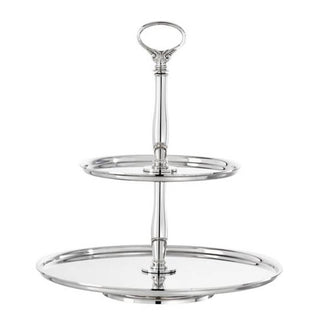Sambonet Contour pastry stand 2 tiers silverplated Buy on Shopdecor SAMBONET collections
