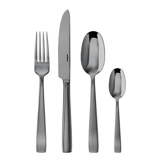 Sambonet Flat cutlery set 24 pieces PVD Black Buy on Shopdecor SAMBONET collections