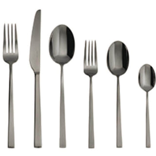 Sambonet Linea-Q cutlery set 36 pieces PVD Black Buy on Shopdecor SAMBONET collections