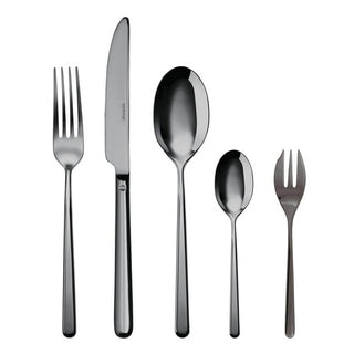 Sambonet Linear cutlery set 30 pieces PVD Black Buy on Shopdecor SAMBONET collections