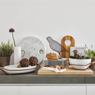 Sambonet New Living holder with oval dish 35 x 24 cm Buy on Shopdecor SAMBONET collections