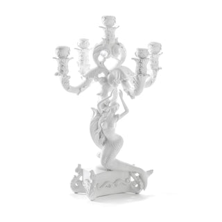 Seletti Burlesque Mermaid 5-arm candelabra White Buy on Shopdecor SELETTI collections