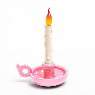 Seletti Bugia Lamp Pink portable table lamp Buy on Shopdecor SELETTI collections