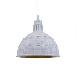 Seletti Cupolone Quarantacinque White suspension lamp - Buy now on ShopDecor - Discover the best products by SELETTI design