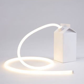 Seletti Daily Glow Milk portable LED table lamp - Buy now on ShopDecor - Discover the best products by SELETTI design