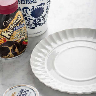 Seletti Estetico Quotidiano round porcelain tray with waves Buy on Shopdecor SELETTI collections