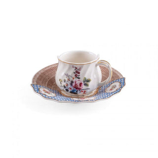 Seletti Hybrid 2.0 porcelain coffee cup Djenne with saucer Buy on Shopdecor SELETTI collections
