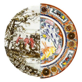 Seletti Hybrid porcelain flat plate Eusapia Buy on Shopdecor SELETTI collections