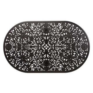 Seletti Industry Collection indoor/outdoor aluminum oval coffee table Black Buy on Shopdecor SELETTI collections