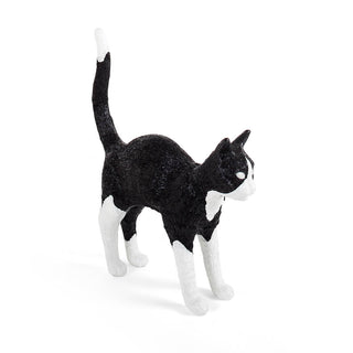 Seletti Jobby The Cat table lamp black and white Buy on Shopdecor SELETTI collections