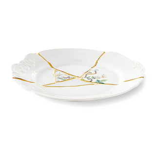 Seletti Kintsugi dinner plate in porcelain/24 carat gold mod. 2 Buy on Shopdecor SELETTI collections