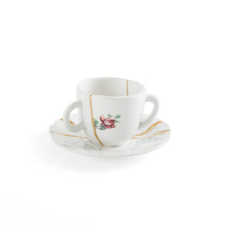 Seletti Kintsugi coffee cup-saucer in porcelain/24 carat gold mod. 1 Buy on Shopdecor SELETTI collections