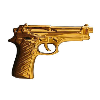 Seletti Memorabilia My Gun with porcelain decoration Gold Buy on Shopdecor SELETTI collections