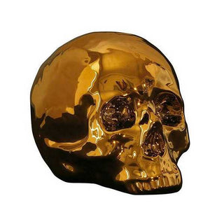 Seletti Memorabilia My Skull with porcelain decoration Gold Buy on Shopdecor SELETTI collections