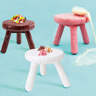 Seletti Milk Stool Pink stool - Buy now on ShopDecor - Discover the best products by SELETTI design