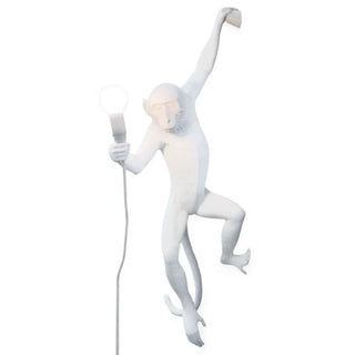 Seletti Monkey Lamp Hanging Left Hand wall lamp white Buy on Shopdecor SELETTI collections
