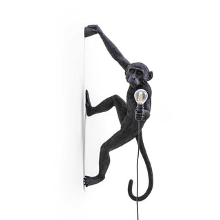 Seletti The Monkey Lamp Hanging Right Hand wall lamp black Buy on Shopdecor SELETTI collections