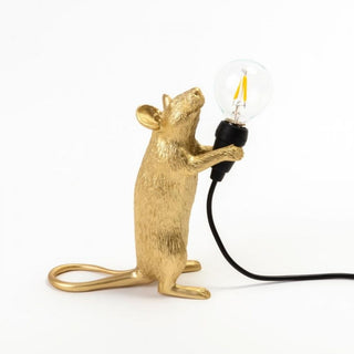 Seletti Mouse Lamp Step Gold table lamp Buy on Shopdecor SELETTI collections