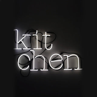 Seletti Neon Art Kitchen wall light letter white Buy on Shopdecor SELETTI collections
