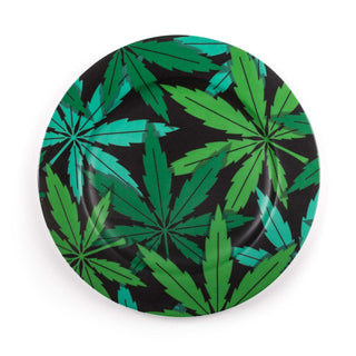 Seletti Blow Weed dinner plate diam. 27 cm. with weed decor Buy on Shopdecor SELETTI collections