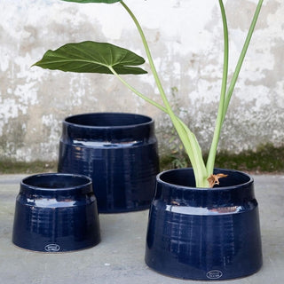 Serax Glazed Shades large flower pot blue Buy on Shopdecor SERAX collections