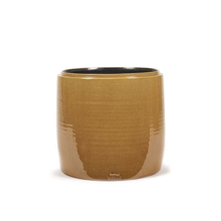 Serax Glazed Shades medium round flower pot honey Buy on Shopdecor SERAX collections