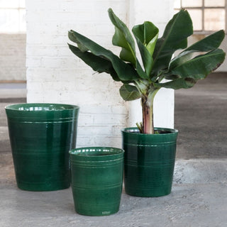 Serax Glazed Shades flower pot green h. 32 cm. Buy on Shopdecor SERAX collections