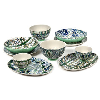 Serax Japanese Kimonos bowl S2 blue/green diam. 15.5 cm. Buy on Shopdecor SERAX collections