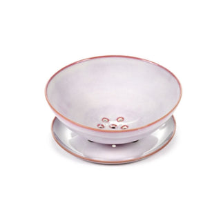 Serax Terres De Rêves colander with underplate light pink diam. 14.5 cm. Buy on Shopdecor SERAX collections