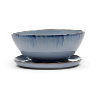 Serax Terres De Rêves colander with underplate light blue diam. 18 cm. Buy on Shopdecor SERAX collections