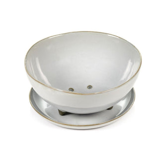 Serax Terres De Rêves colander with underplate light grey diam. 18 cm. Buy on Shopdecor SERAX collections