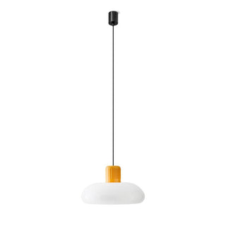 Stilnovo Trepiù suspension lamp LED diam. 40 cm. Stilnovo Trepiù White/Yellow - Buy now on ShopDecor - Discover the best products by STILNOVO design