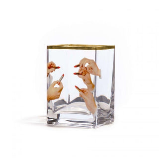 Seletti Toiletpaper Glass Vases Lipsticks vase h. 14 cm. Buy on Shopdecor TOILETPAPER HOME collections