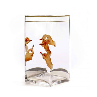 Seletti Toiletpaper Glass Vases Lipsticks vase h. 30 cm. Buy on Shopdecor TOILETPAPER HOME collections