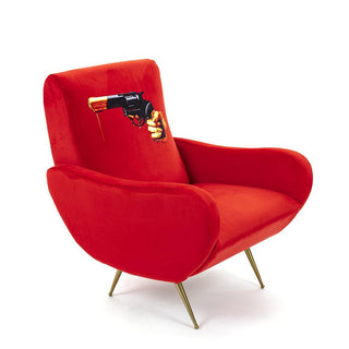 Seletti Toiletpaper Armchair Revolver Buy on Shopdecor TOILETPAPER HOME collections