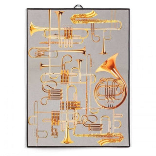 Seletti Toiletpaper Mirror Big Trumpets - Buy now on ShopDecor - Discover the best products by TOILETPAPER HOME design