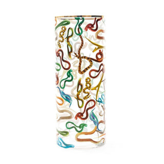 Seletti Toiletpaper Cylindrical Vases Snakes vase h. 50 cm. - Buy now on ShopDecor - Discover the best products by TOILETPAPER HOME design