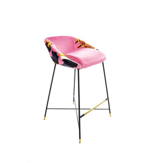 Seletti Toiletpaper High Stool Pink Lipsticks Buy on Shopdecor TOILETPAPER HOME collections