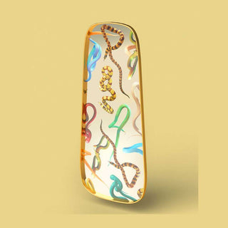Seletti Toiletpaper Big Mirror Gold Frame Snakes Buy on Shopdecor TOILETPAPER HOME collections