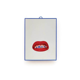 Seletti Toiletpaper Mirror Small Shit - Buy now on ShopDecor - Discover the best products by TOILETPAPER HOME design
