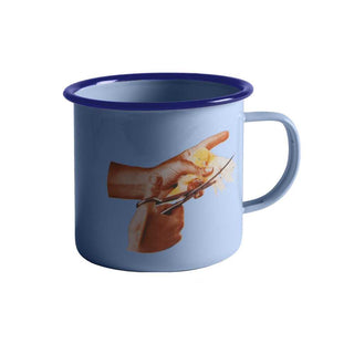 Seletti Toiletpaper mug light blue bird Buy on Shopdecor TOILETPAPER HOME collections