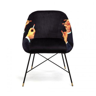 Seletti Toiletpaper Padded Chair Lipsticks Black Buy on Shopdecor TOILETPAPER HOME collections