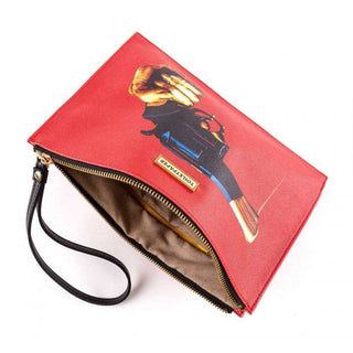 Seletti Toiletpaper Pouch Bag Revolver Buy on Shopdecor TOILETPAPER HOME collections